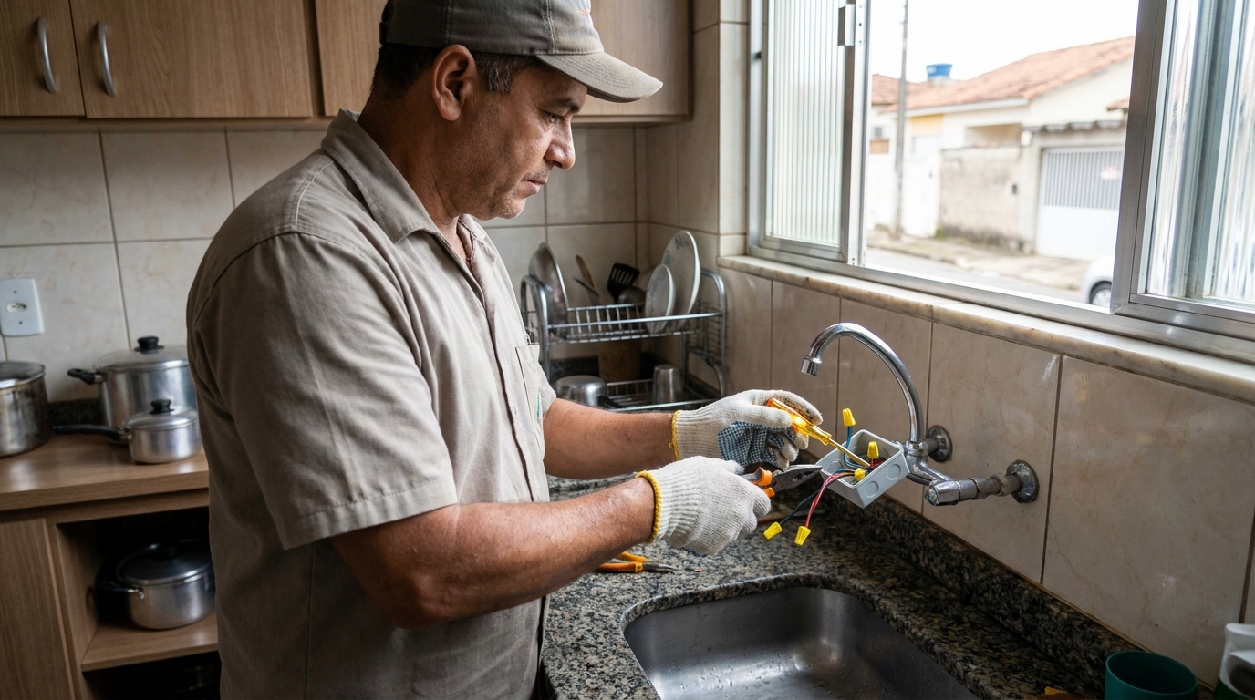 Adequação de Ponto Elétrico na Barra, Salvador‑BA