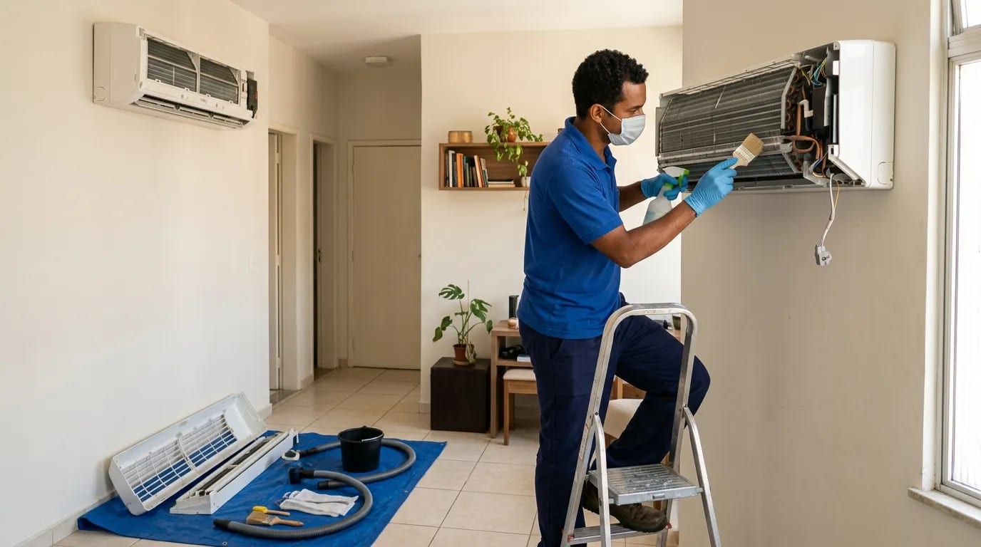 Limpeza da evaporadora em Salvador‑BA