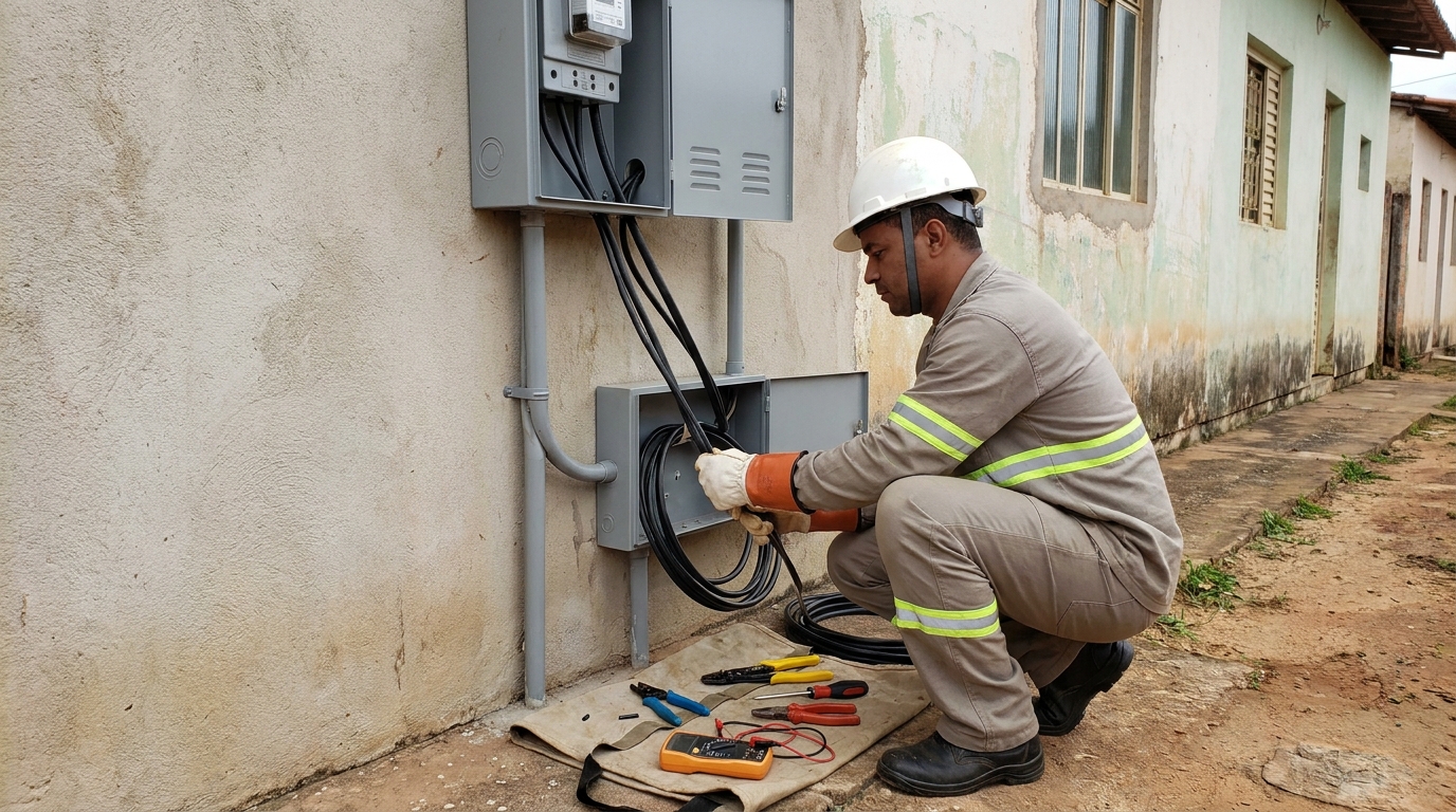 Regularização de Entrada de Energia no Resgate, Salvador‑BA